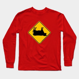 Yield to Cow Tipper Long Sleeve T-Shirt